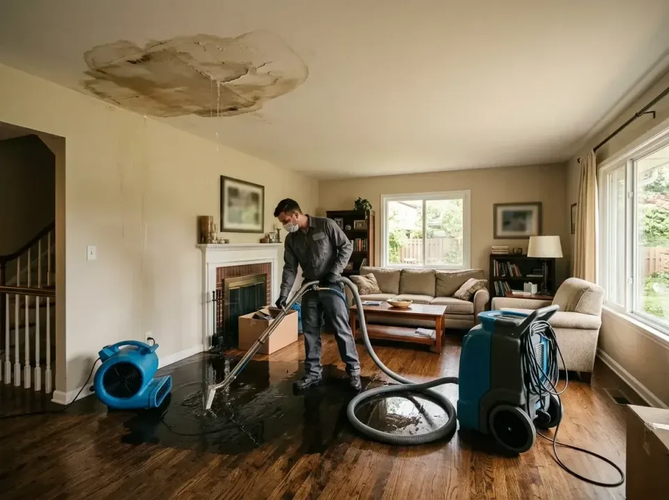 attic-pipe-burst-ceiling-drip-008 — frequently asked questions, Water Damage Restoration & Carpet Care in Greenville, RI